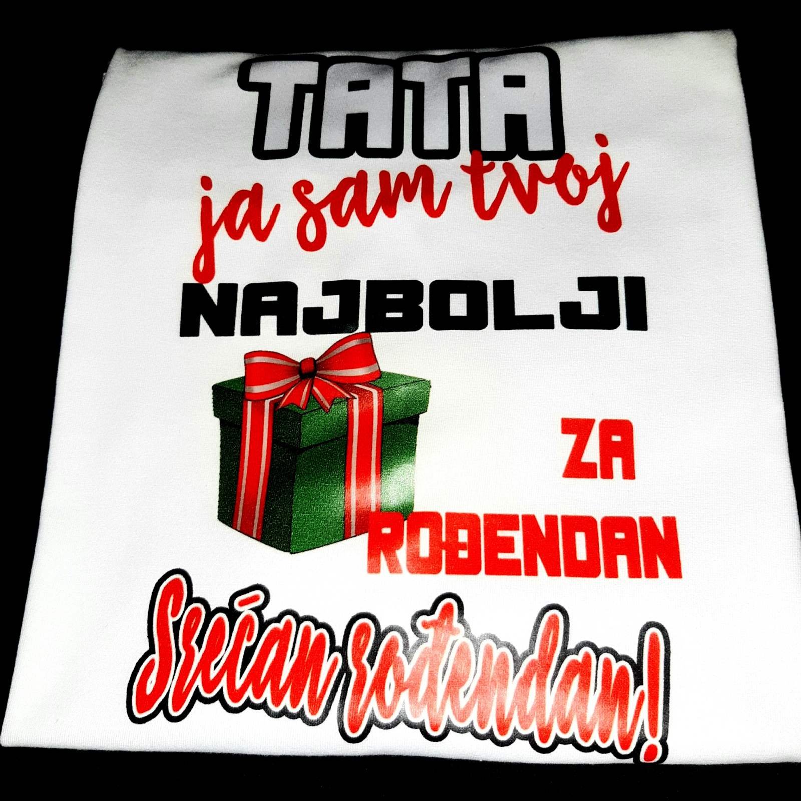 Poklon za rodjendan  deca/Majice sa stampom za decu/tata ja sam tvoj najbolji poklon za rodjendan.jpg